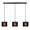 TAGALOG pendant light Ø40 cm 3 x E27 bamboo/black (Lucide)
