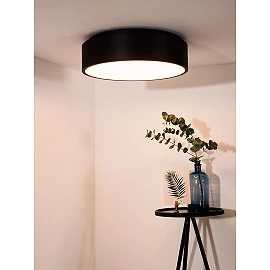TALOWE LED ceiling light Ø45,5 cm LED 30 W black (Lucide)