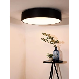 TALOWE LED ceiling light Ø60 cm LED 42 W black (Lucide)