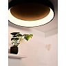 TALOWE LED ceiling light Ø80 cm LED 80 W black (Lucide)