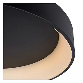 TALOWE LED ceiling light Ø80 cm LED 80 W black (Lucide)