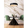 TALOWE LED pendant light Ø60 cm dimmable 39W 3000K Black (Lucide)
