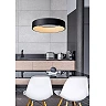 TALOWE LED pendant light Ø60 cm dimmable 39W 3000K Black (Lucide)