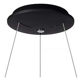 TALOWE LED pendant light Ø60 cm dimmable 39W 3000K Black (Lucide)