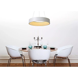 TALOWE LED pendant light Ø60 cm dimmable 39W 3000K White (Lucide)