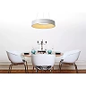 TALOWE LED pendant light Ø60 cm dimmable 39W 3000K White (Lucide)