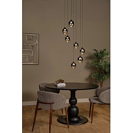 TAMINO pendant light Ø52 cm LED dimmable 7x7W 3000K Black (Lucide)