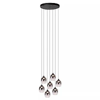 TAMINO pendant light Ø52 cm LED dimmable 7x7W 3000K Black (Lucide)