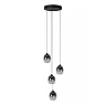 TAMINO pendant light Ø36 cm LED dimmable 4x5.2W 3000K Black (Lucide)