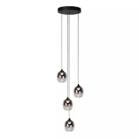 TAMINO pendant light Ø36 cm LED dimmable 4x5.2W 3000K Black (Lucide)