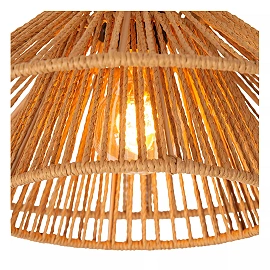 TASMAN Flush ceiling light Ø32 cm E27 natural (Lucide)