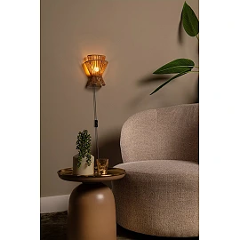 TASMAN Wall light 1xE14 natural (Lucide)