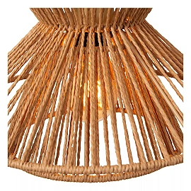 TASMAN Pendant light 3xE27 natural (Lucide)