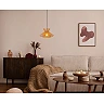 TASMAN Pendant light 1xE27 natural (Lucide)