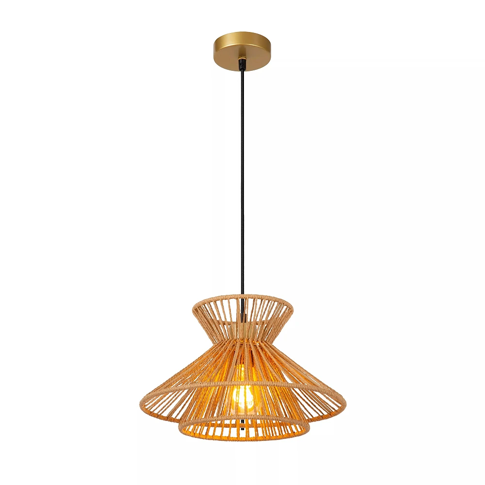 TASMAN Pendant light 1xE27 natural (Lucide)