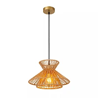 TASMAN Pendant light 1xE27 natural (Lucide)