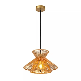 TASMAN Pendant light 1xE27 natural (Lucide)
