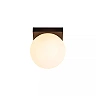 TASSA bathroom ceiling light Ø13.5 cm black (Lucide)