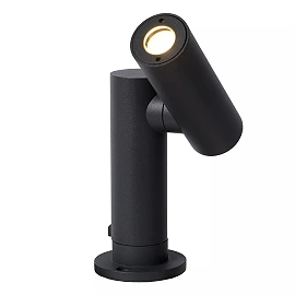 TATUM Garden spotlight 1x5W Integrated LED IP65 Anthracite (Lucide)
