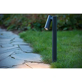 TATUM Bollard light 1x5W Integrated LED IP65 Anthracite (Lucide)