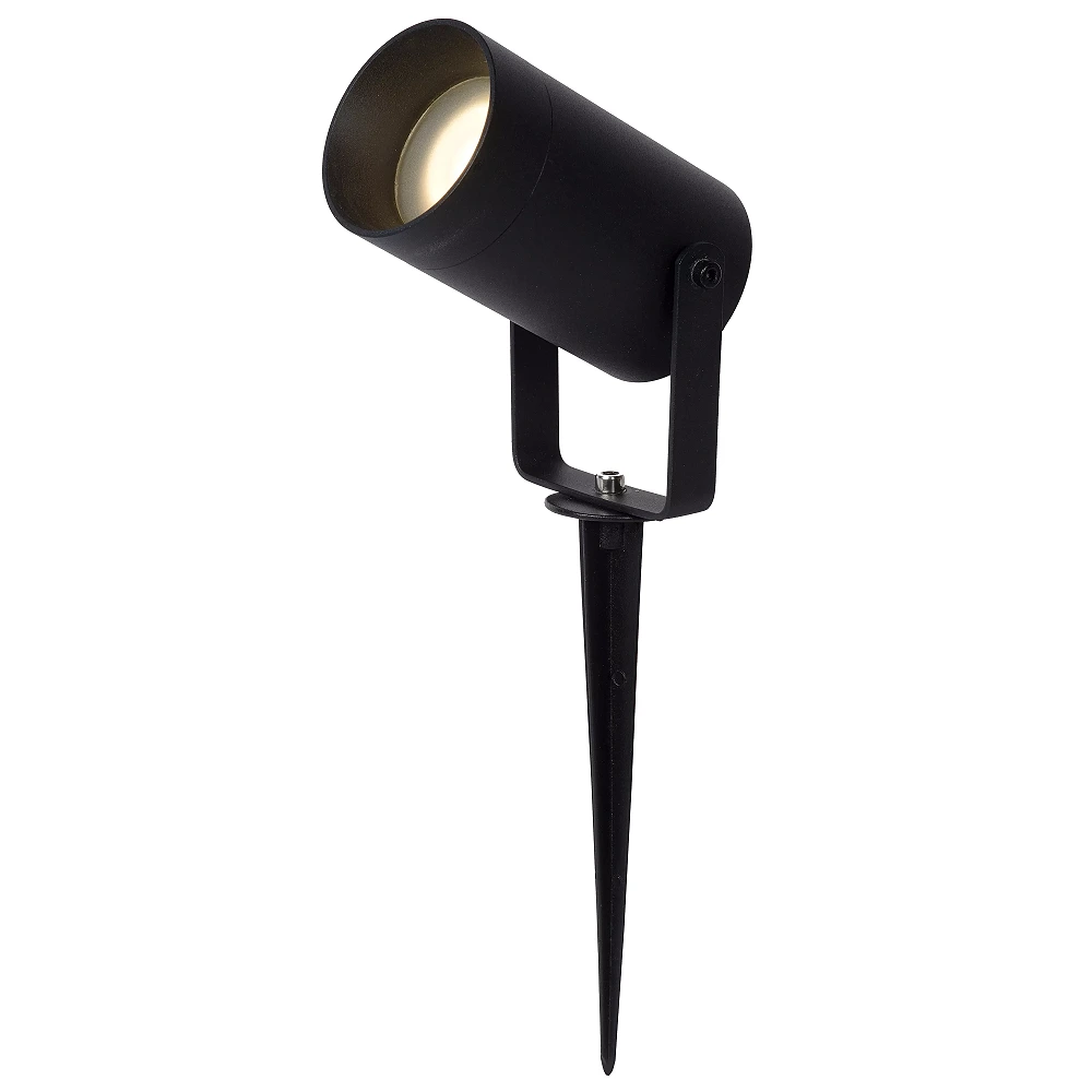TAYLOR garden spotlight 1xGU10 black (Lucide)