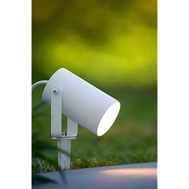 TAYLOR garden spotlight 1x50W GU10 white (Lucide)