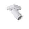 TAYLOR bathroom ceiling spotlight 1xGU10, IP44, White (Lucide)