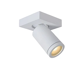 TAYLOR bathroom ceiling spotlight 1xGU10, IP44, White (Lucide)