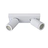 TAYLOR bathroom ceiling spotlight 2xGU10, IP44, White (Lucide)