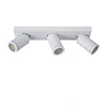 TAYLOR bathroom ceiling spotlight 3xGU10, IP44, White (Lucide)