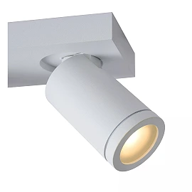 TAYLOR bathroom ceiling spotlight 3xGU10, IP44, White (Lucide)