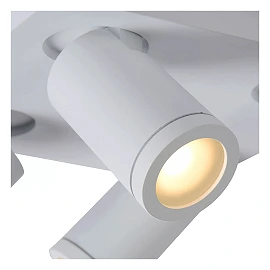 TAYLOR bathroom ceiling spotlight 4xGU10, IP44, White (Lucide)