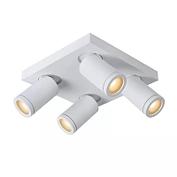 TAYLOR bathroom ceiling spotlight 4xGU10, IP44, White (Lucide)