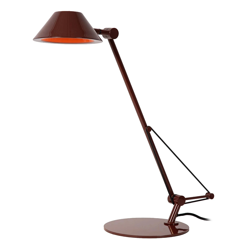 TERRY LED galda darba lampa 8 W 3000K 400 lm bordo (Lucide)