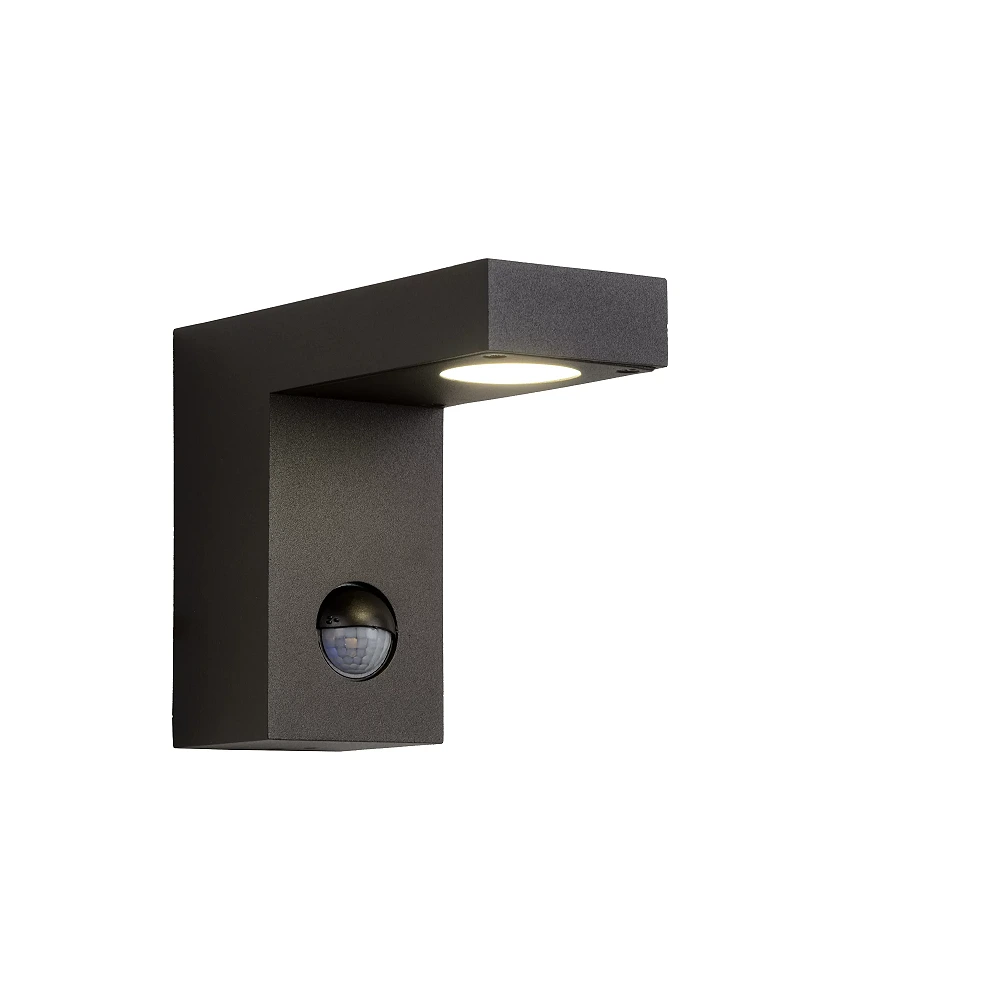 TEXAS-IR outdoor wall spotlight LED 1x7W 3000K anthracite (Lucide)