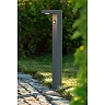 TEXAS-IR outdoor bollard light LED 7W 3000K sensor anthracite (Lucide)