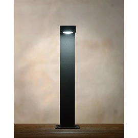 TEXAS LED outdoor bollard light 1 x 8 W 3000K anthracite (Lucide)