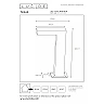 TEXAS LED outdoor bollard light 1 x 8 W 3000K anthracite (Lucide)