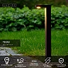 TEXAS bollard light LED 1x7W 3000K anthracite (Lucide)