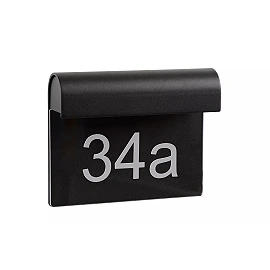THESI LED outdoor wall light 1 x 8 W 3000K black (Lucide)