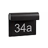 THESI LED outdoor wall light 1 x 8 W 3000K black (Lucide)