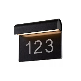 THESI LED outdoor wall light 1 x 8 W 3000K black (Lucide)