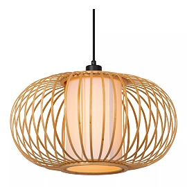 THULINE piekaramā lampa Ø45 cm 1xE27 5 W gaiša koka (Lucide)