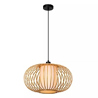 THULINE piekaramā lampa Ø45 cm 1xE27 5 W gaiša koka (Lucide)