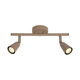 TIANA wall spotlight 2xGU10 taupe (Lucide)