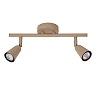 TIANA wall spotlight 2xGU10 taupe (Lucide)