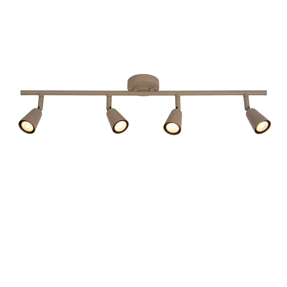 TIANA ceiling spotlight 4xGU10 taupe (Lucide)