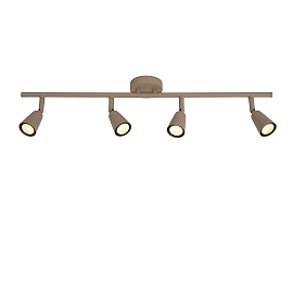 TIANA ceiling spotlight 4xGU10 taupe (Lucide)