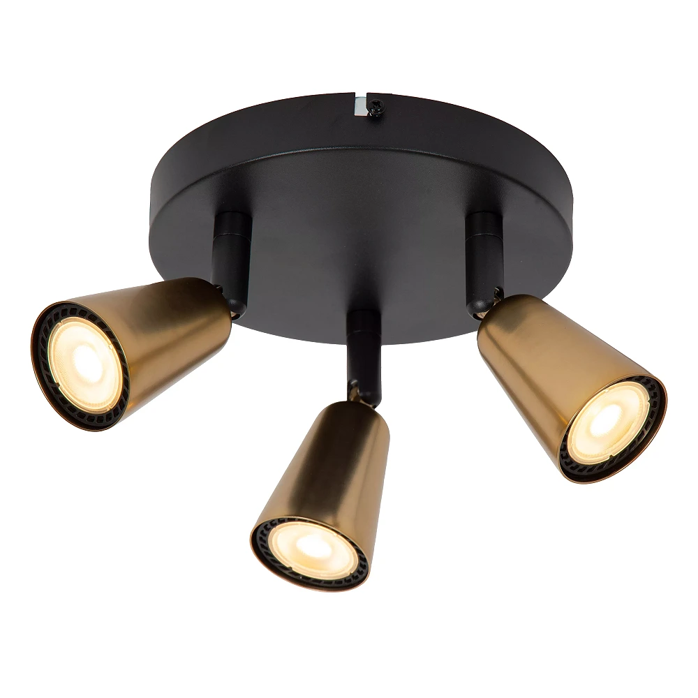 TIANA ceiling spotlight 3xGU10 champagne (Lucide)