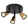 TIANA ceiling spotlight 3xGU10 champagne (Lucide)